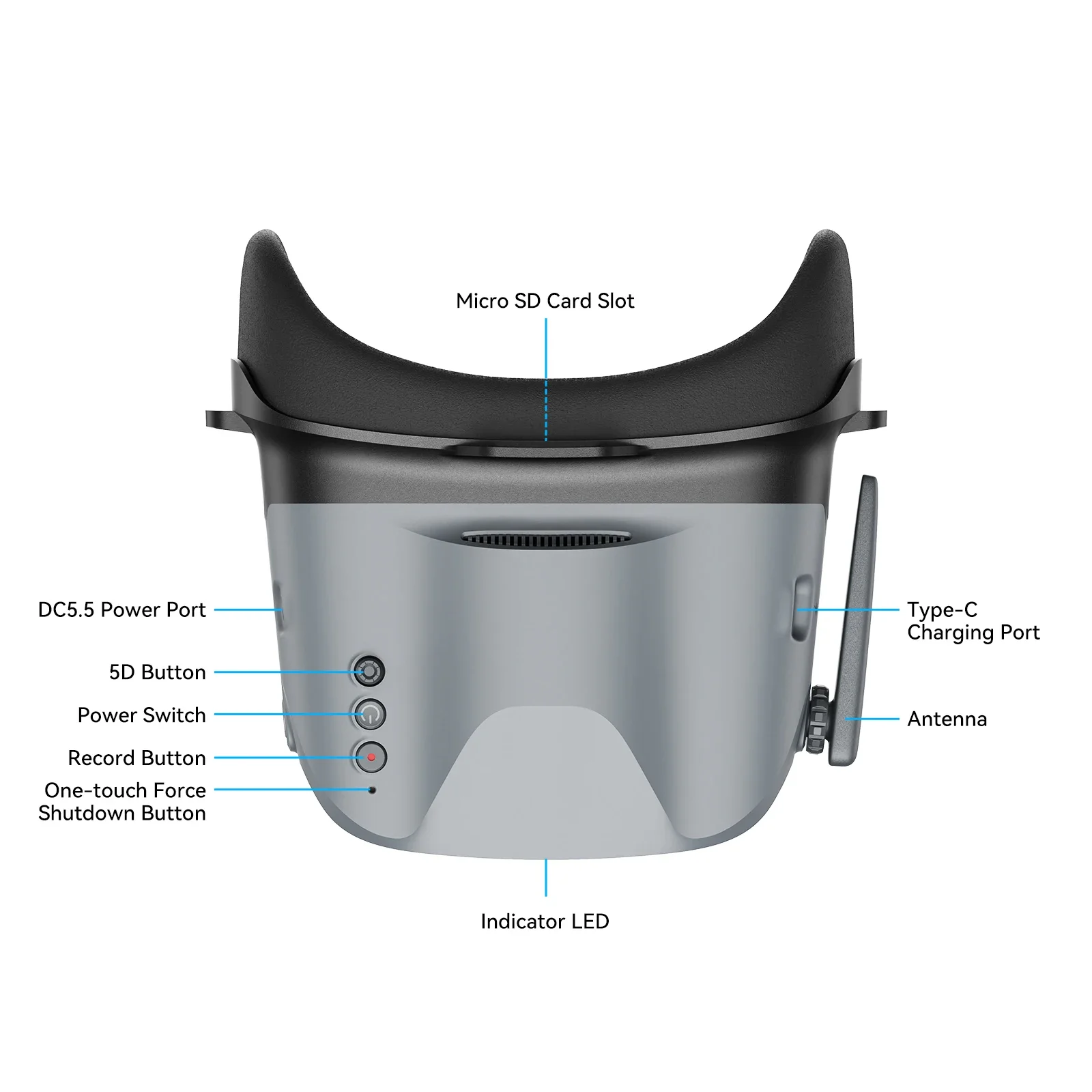 Gafas FPV BETAFPV VR04 para Dr - Skyzone Cobra X V2 Fpv Goggles reseña y precio
