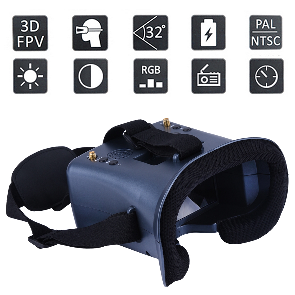 008D 5,8G 40CH 4,3 pulgadas 80 - Skyzone Cobra X V2 Fpv Goggles reseña y precio